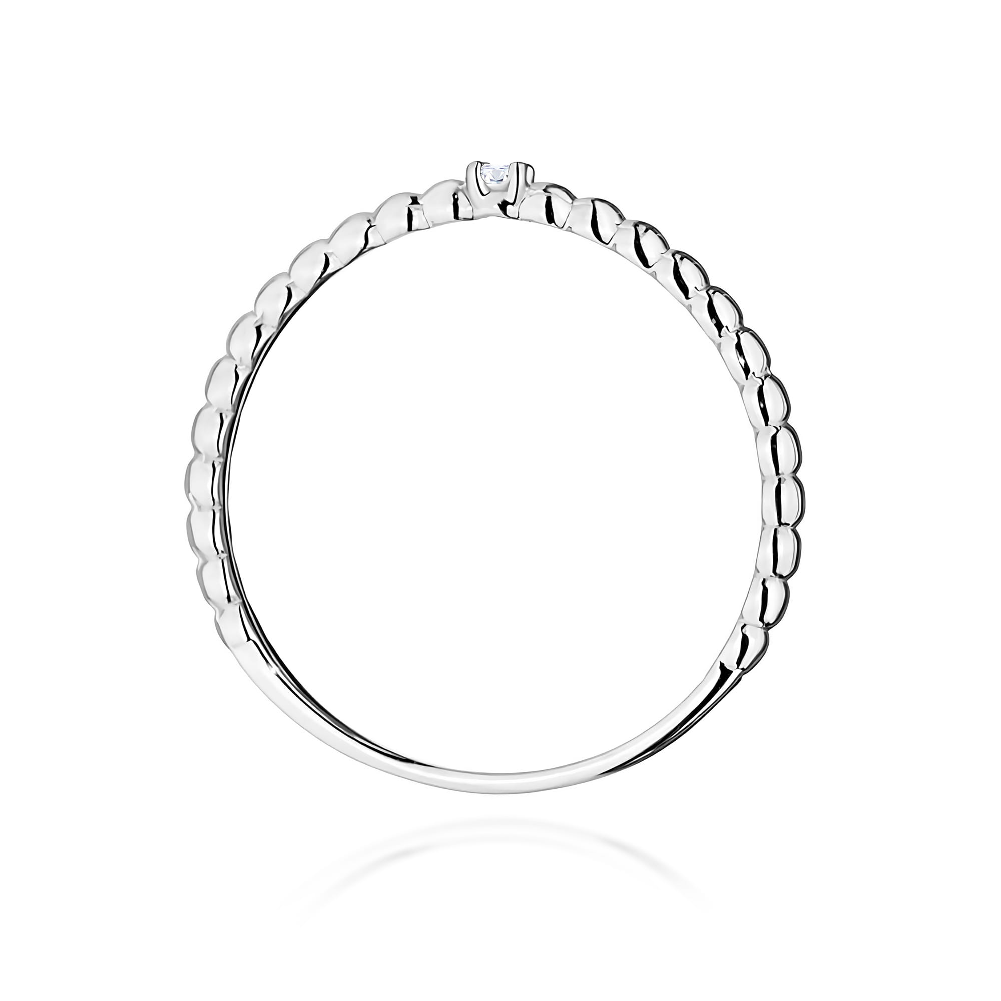 Inel Aur 9K cu Diamant Natural 0.02 ct