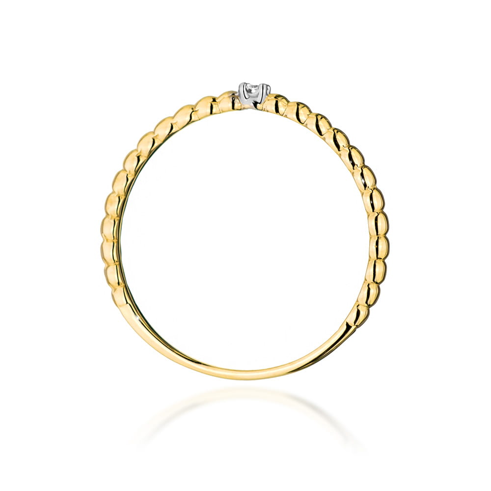 Inel Aur 14K W0601 Diamant 0.02ct