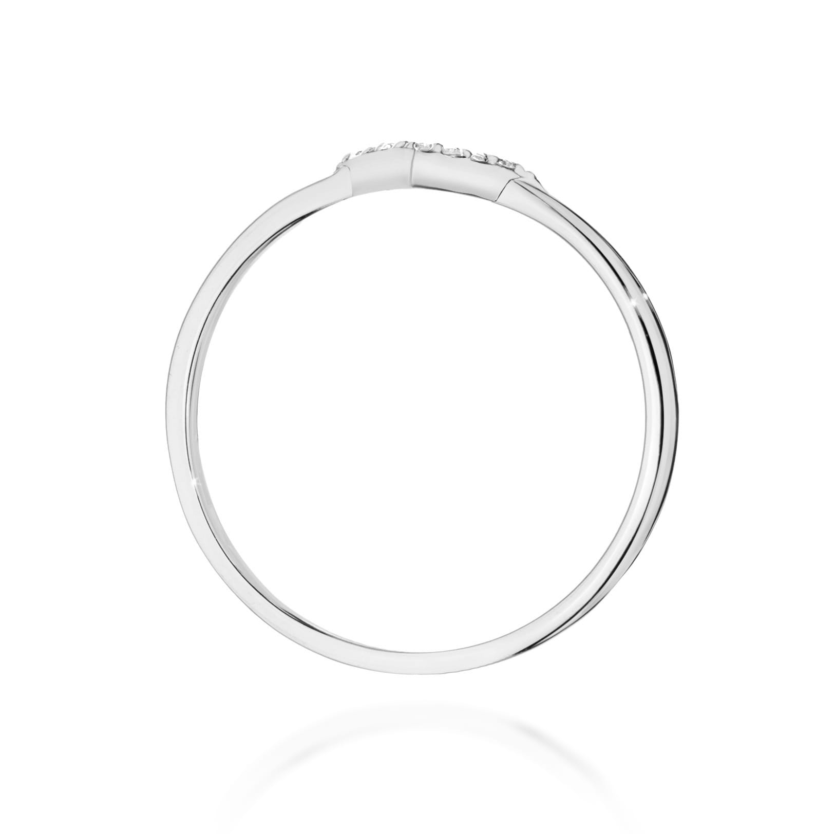 Inel Aur 9K cu Diamante Naturale 0.04 ct