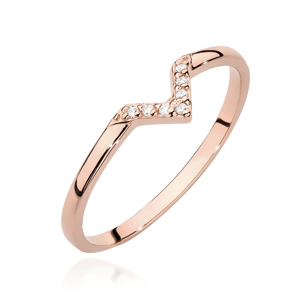 Inel Aur 14K W0602 Diamante 0.04ct