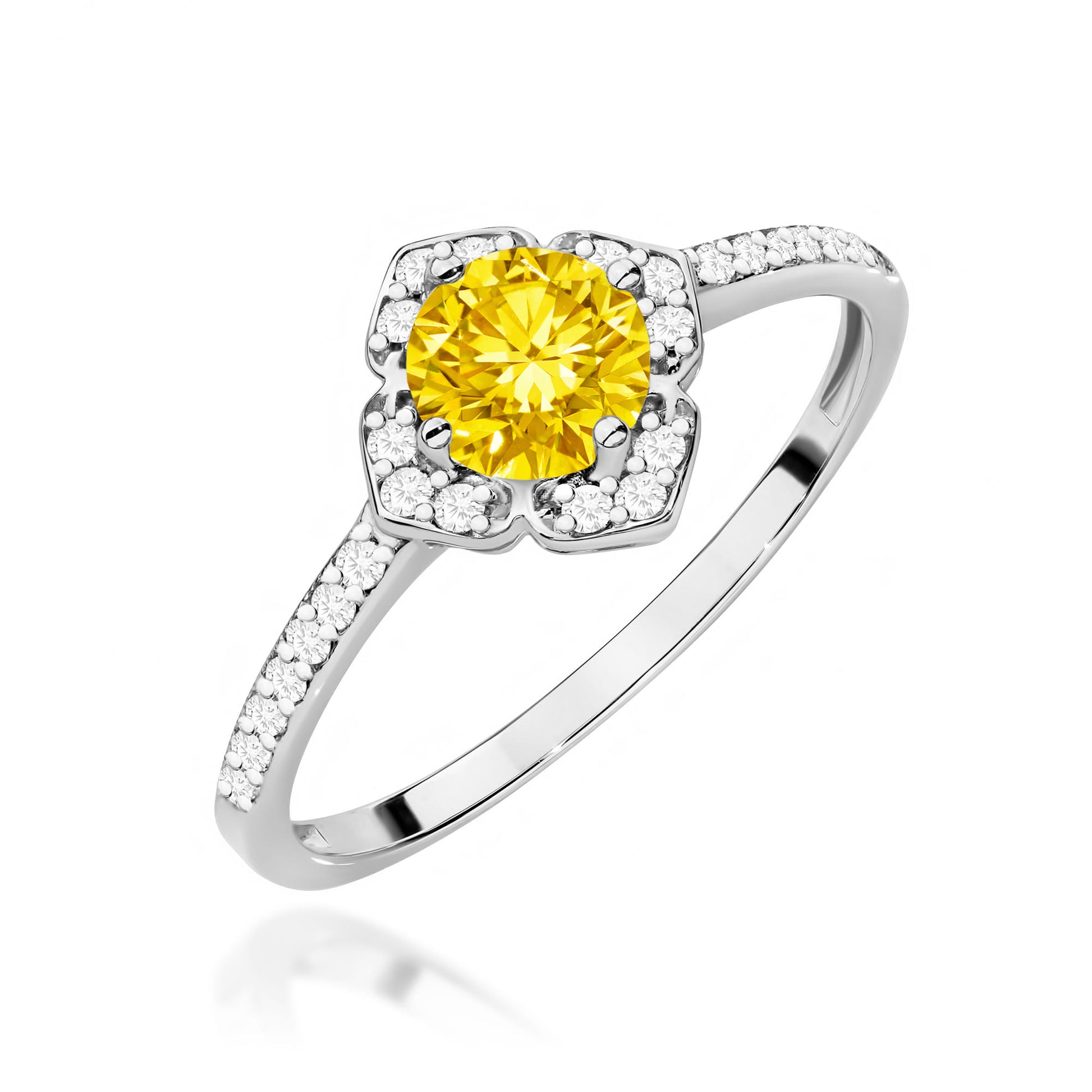 Inel Aur 14K cu Diamante de Laborator 0.63 ct