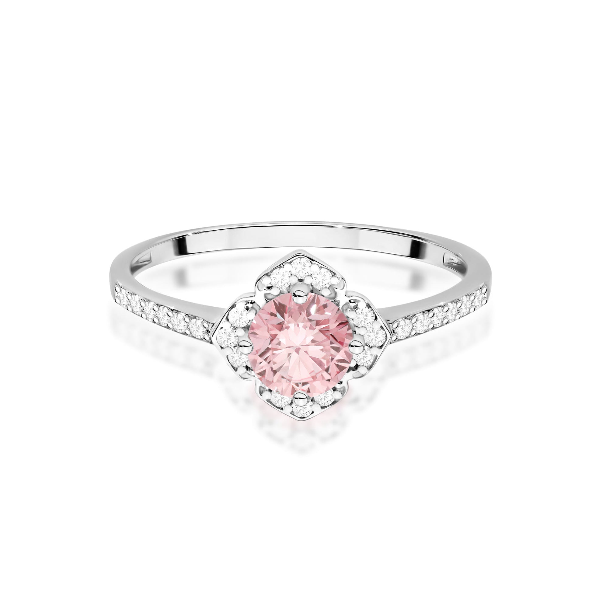 Inel Aur 9K cu Diamante de Laborator 0.63 ct