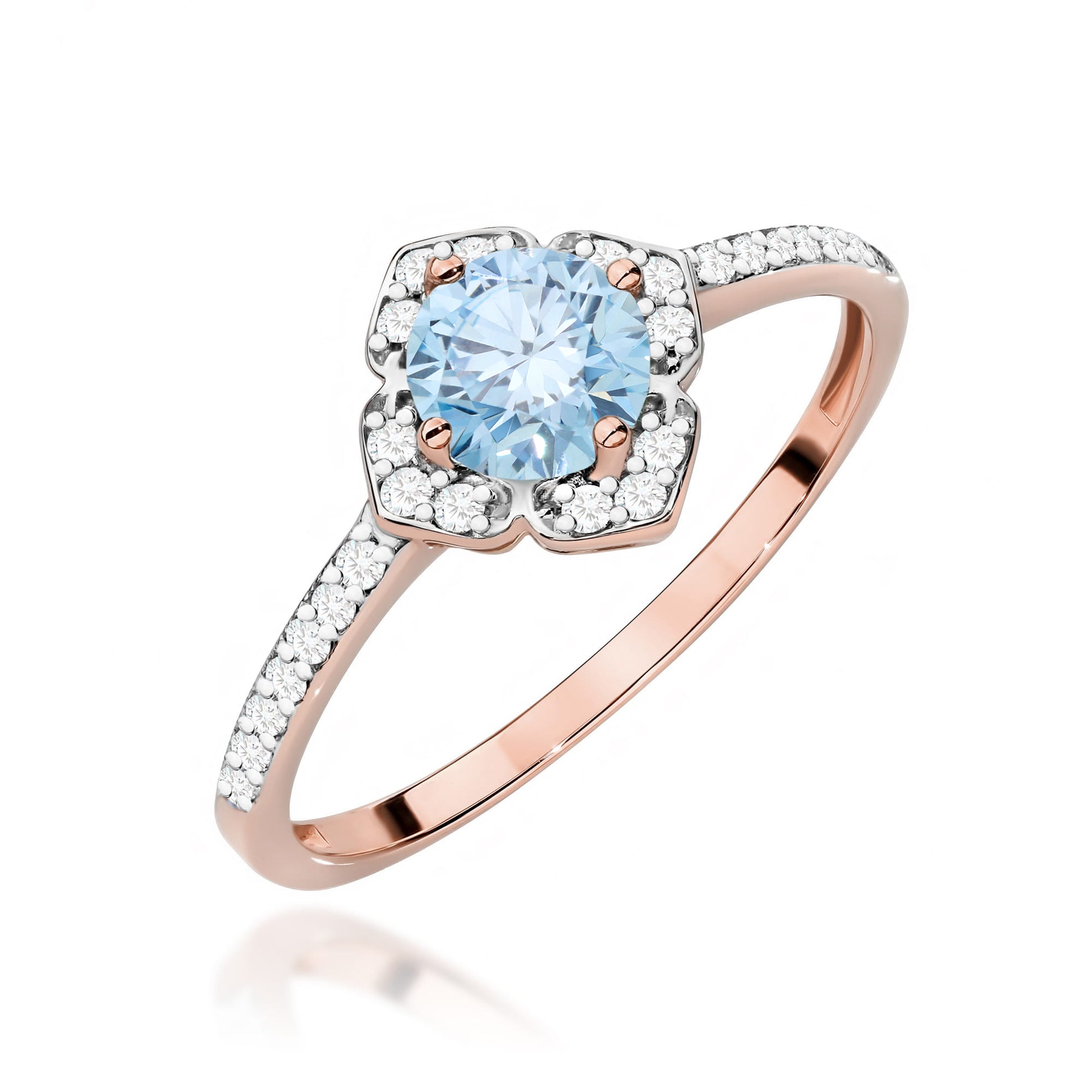 Inel Aur 14K cu Diamante de Laborator 0.63 ct