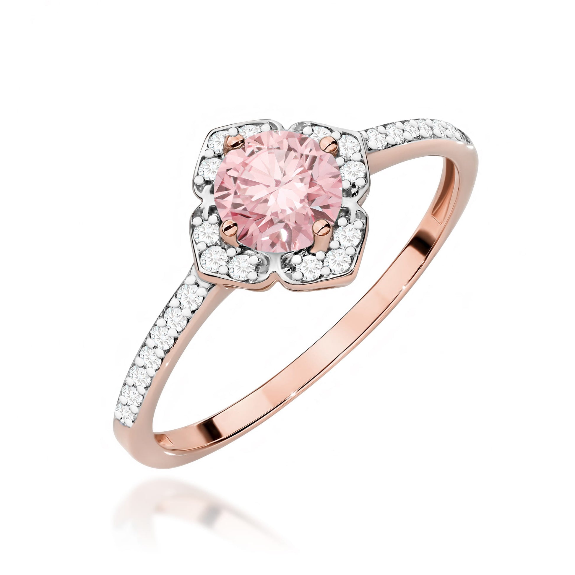 Inel Aur 14K cu Diamante de Laborator 0.63 ct