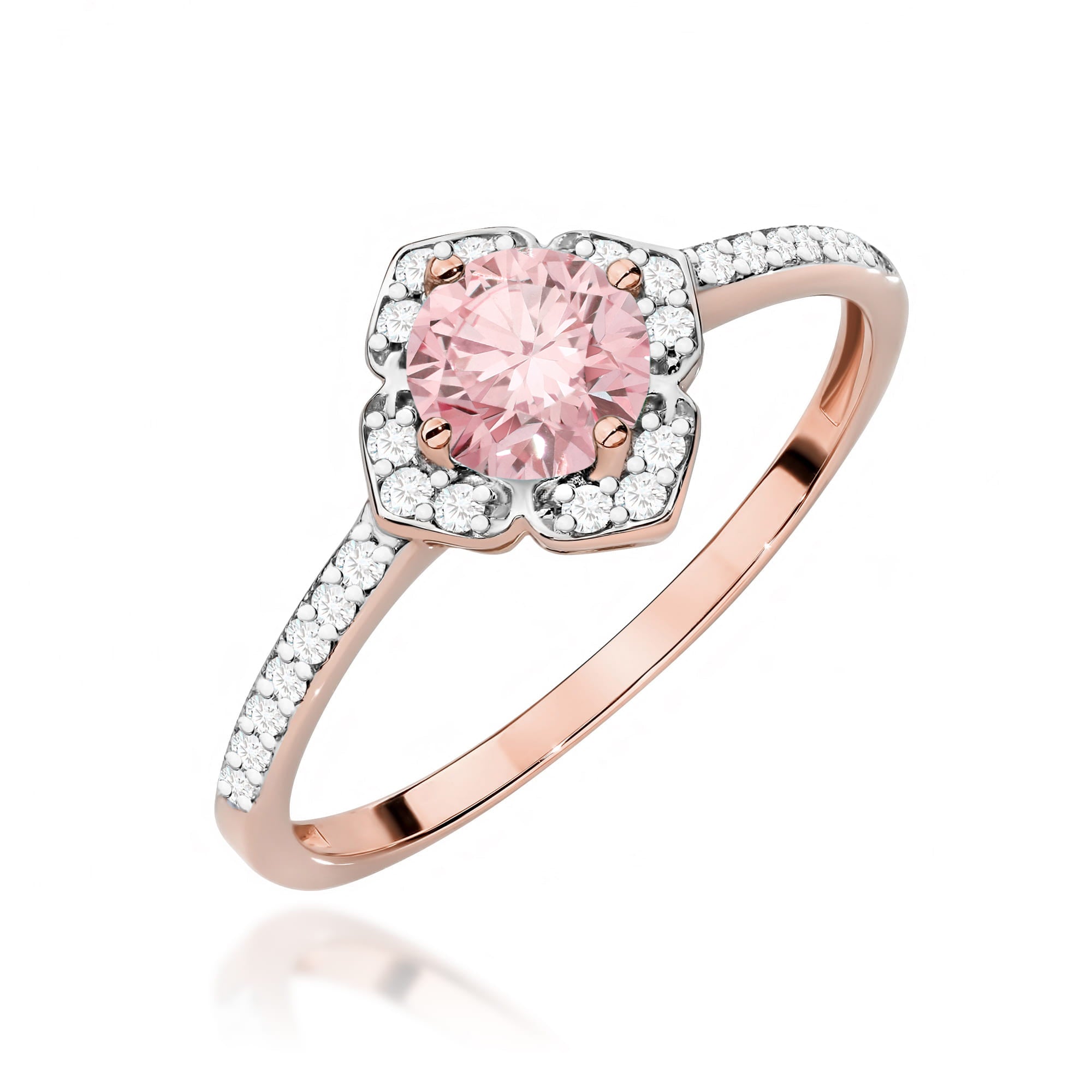 Inel Aur 14K cu Diamante de Laborator 0.63 ct