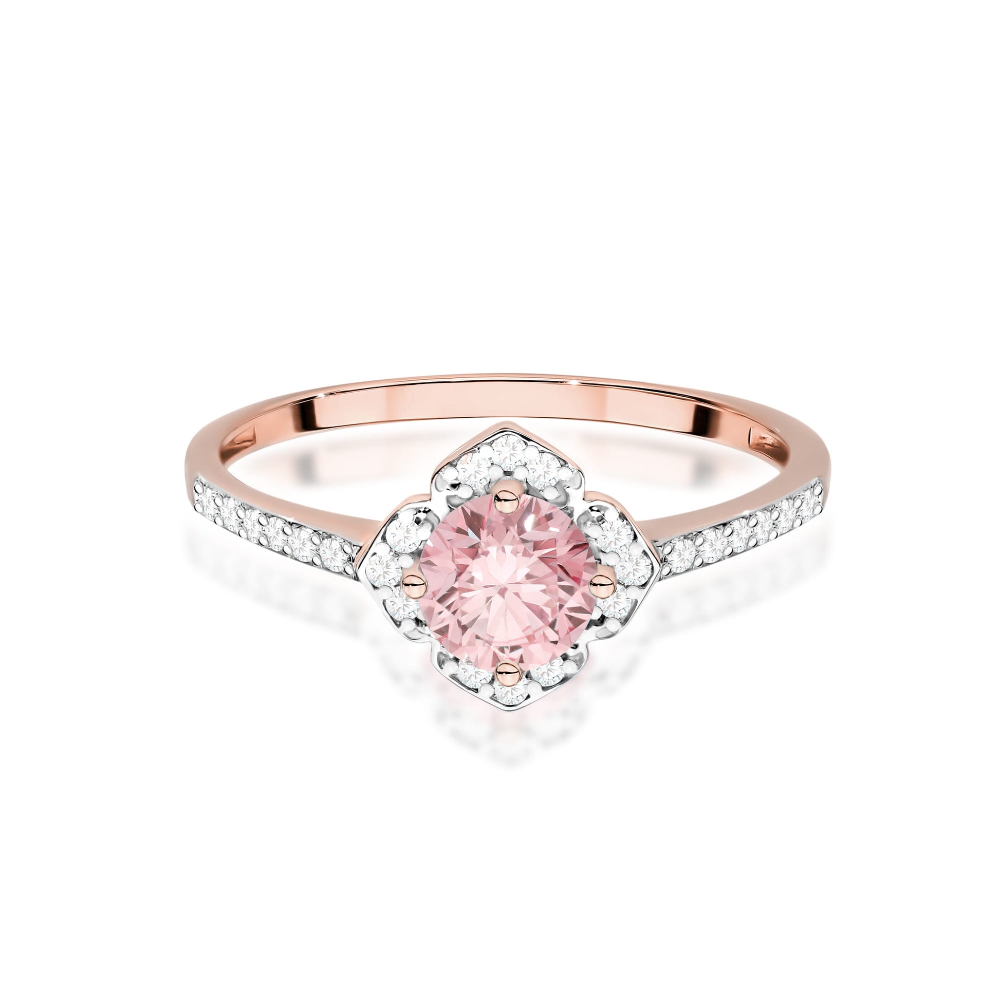 Inel Aur 14K cu Diamante de Laborator 0.63 ct