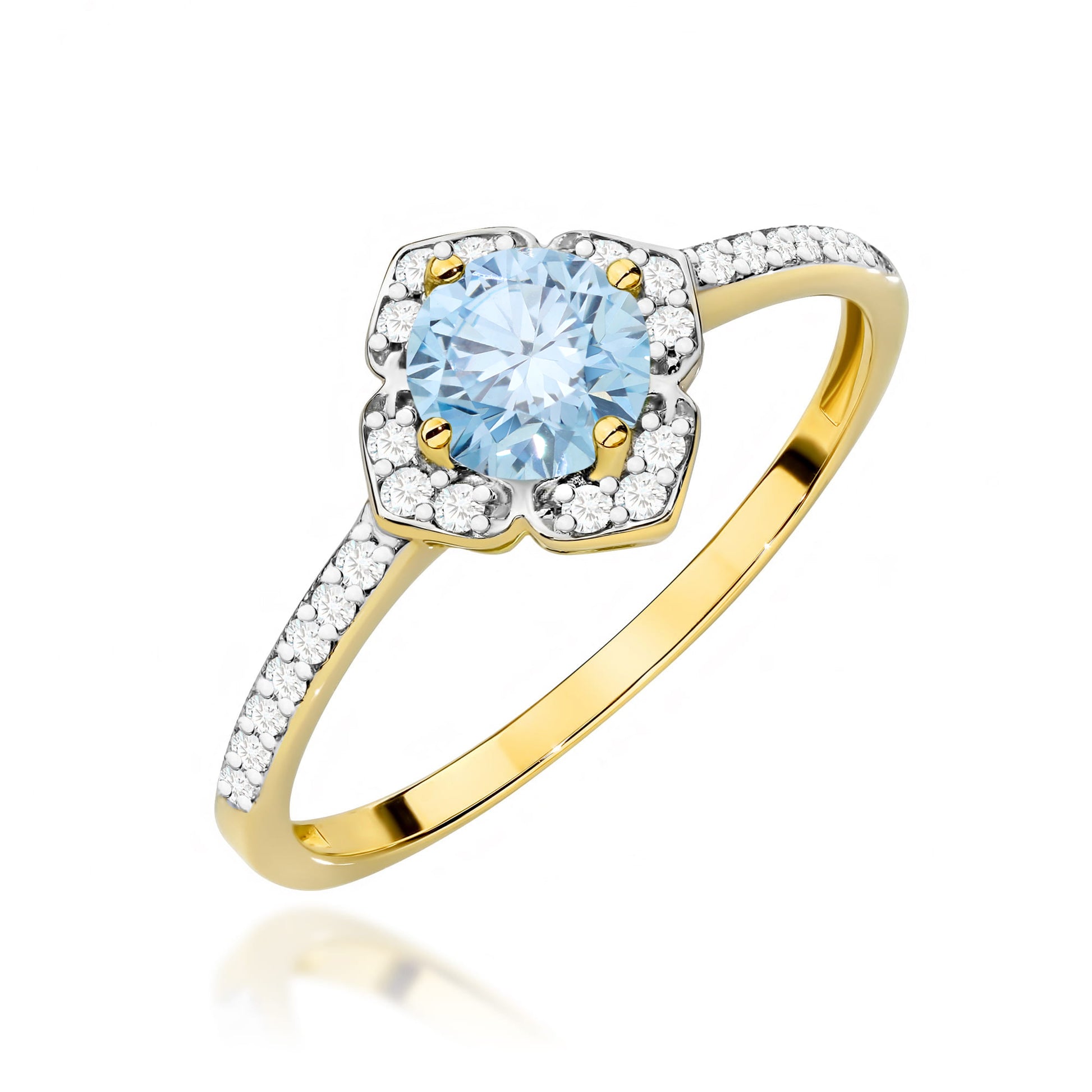Inel Aur 14K cu Diamante de Laborator 0.63 ct