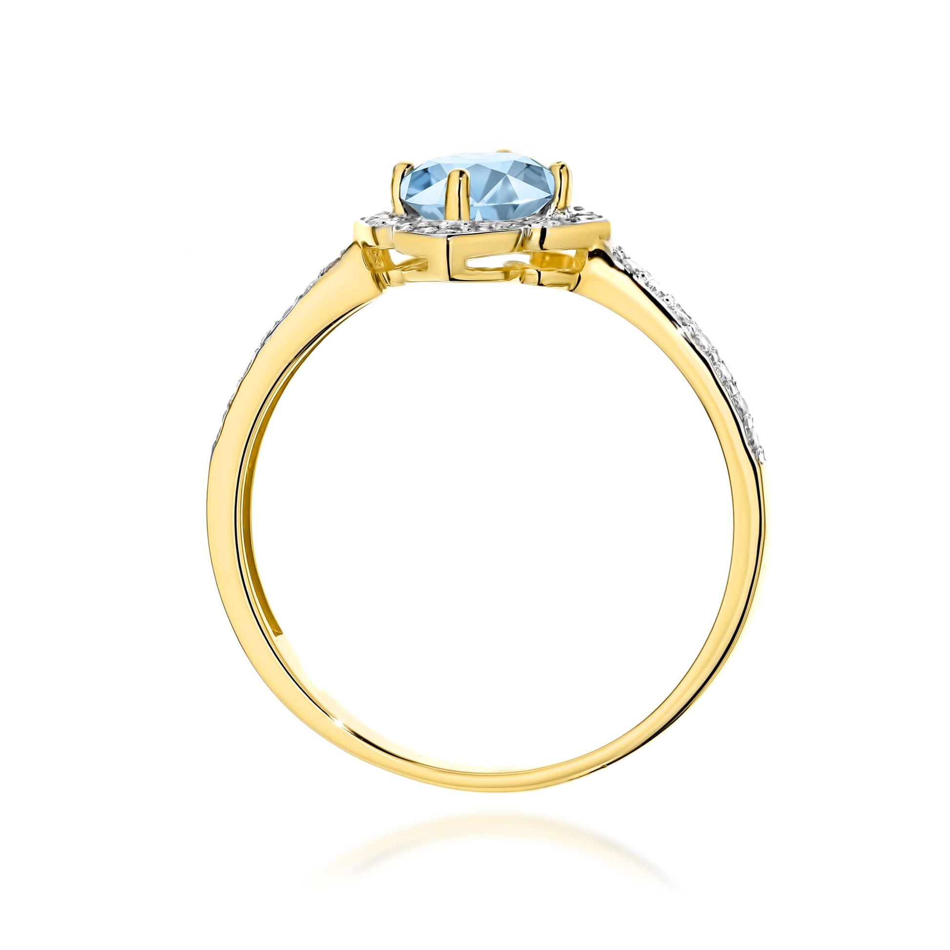Inel Aur 14K cu Diamante de Laborator 0.63 ct