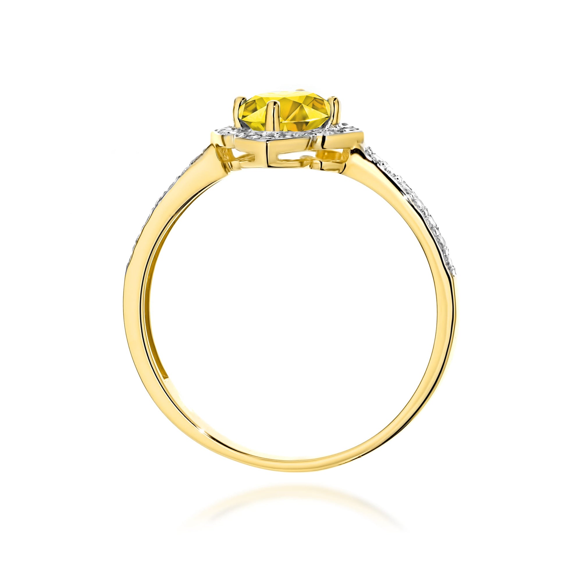 Inel Aur 14K cu Diamante de Laborator 0.63 ct