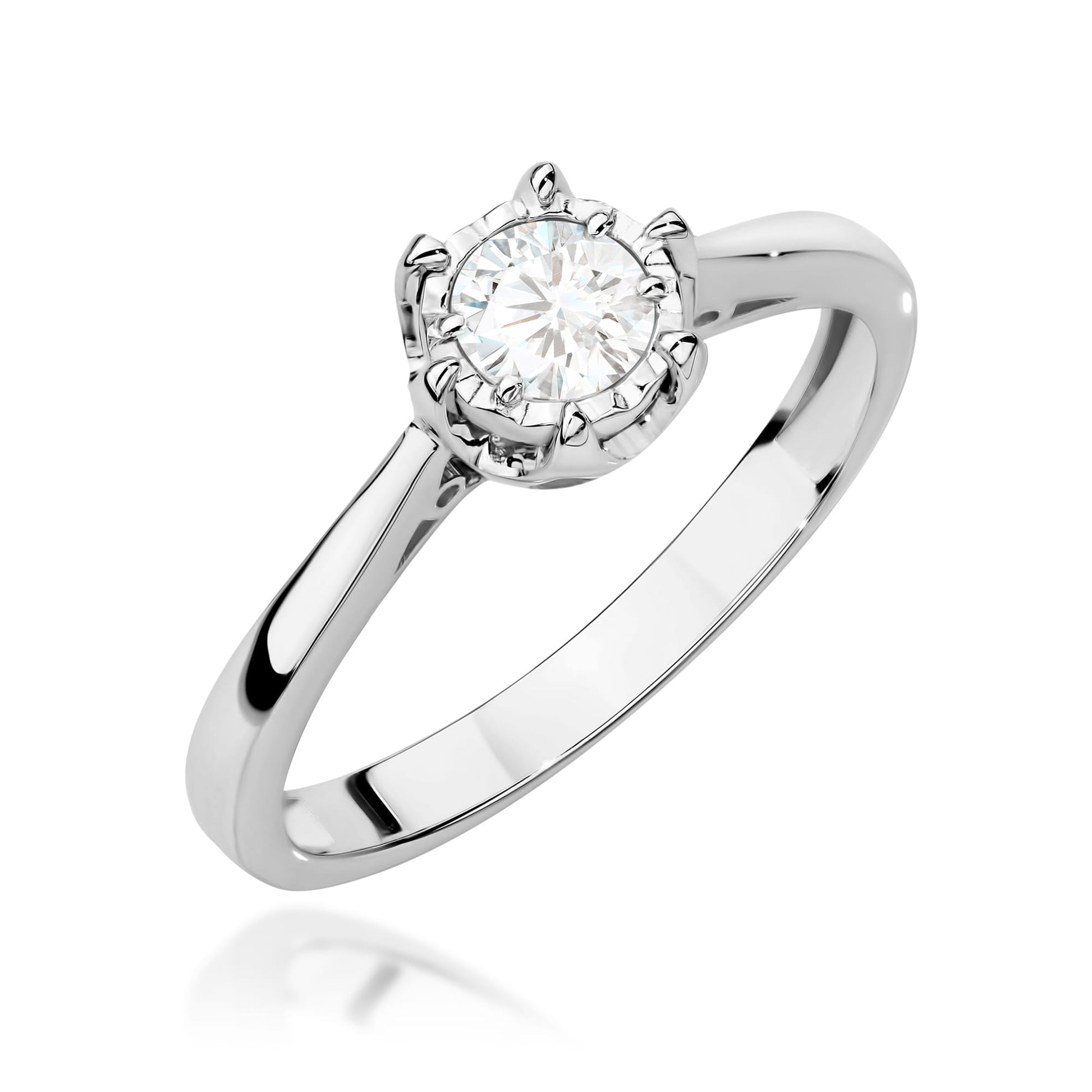Inel Aur 9K cu Diamant Natural 0.25 ct
