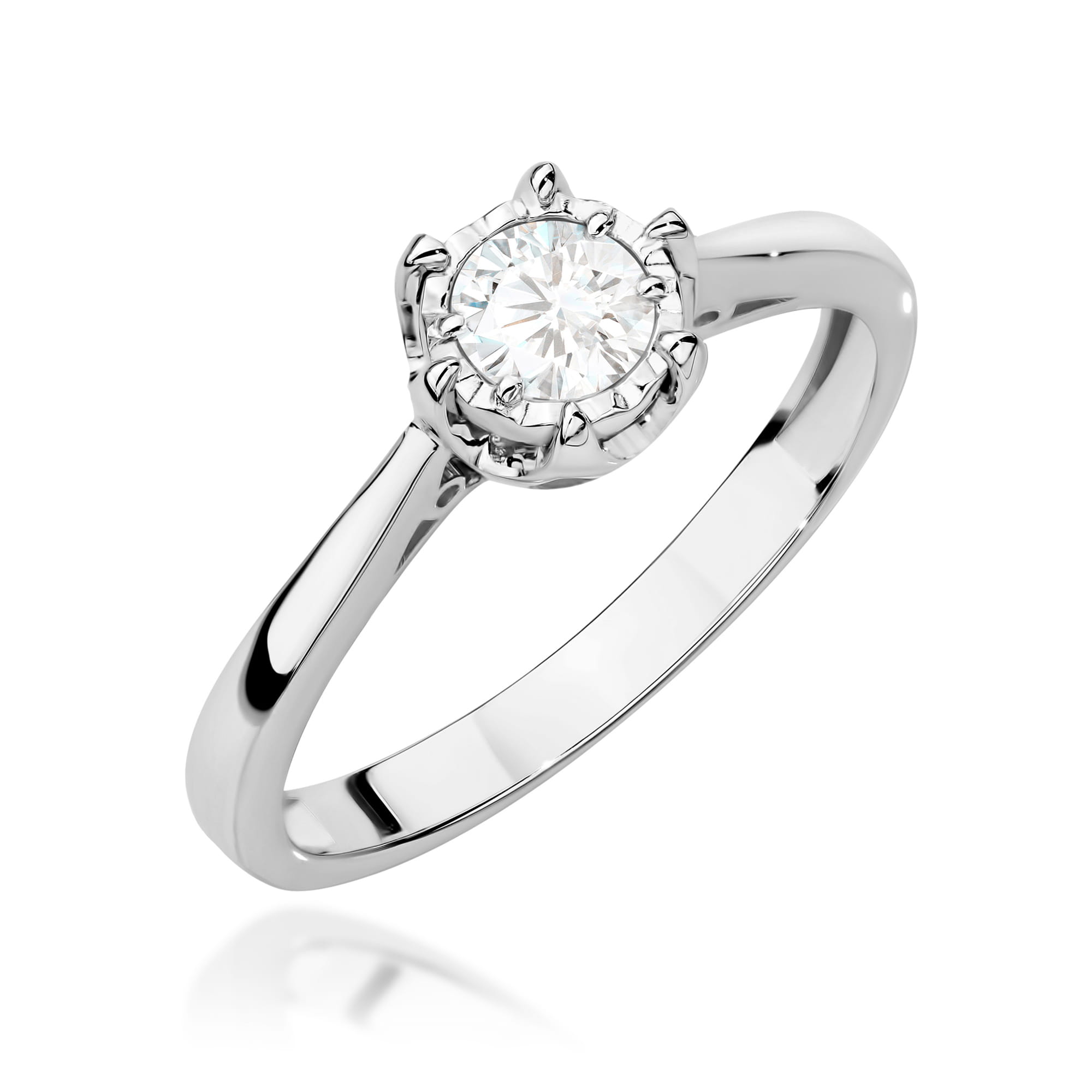 Inel Aur 9K cu Diamant de Laborator 0.30 ct