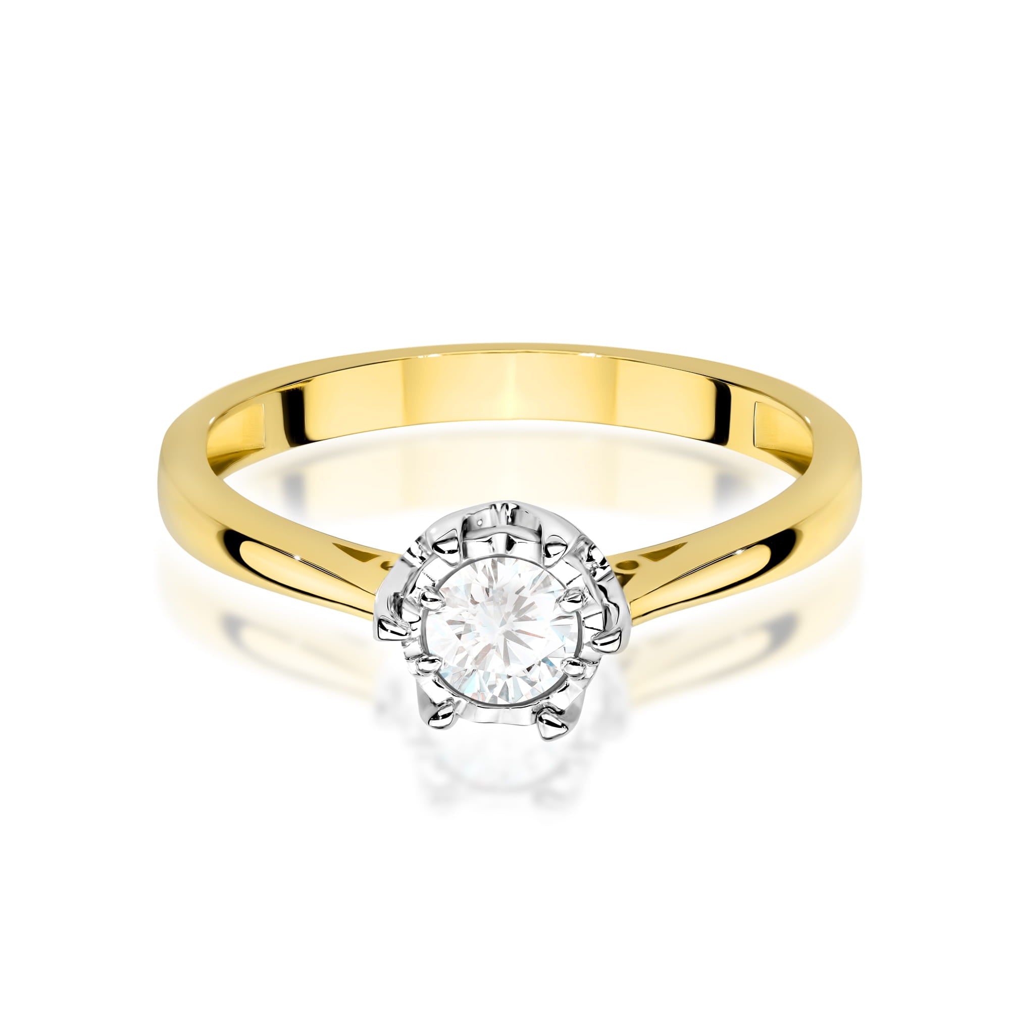 Inel Aur 9K cu Diamant de Laborator 0.30 ct