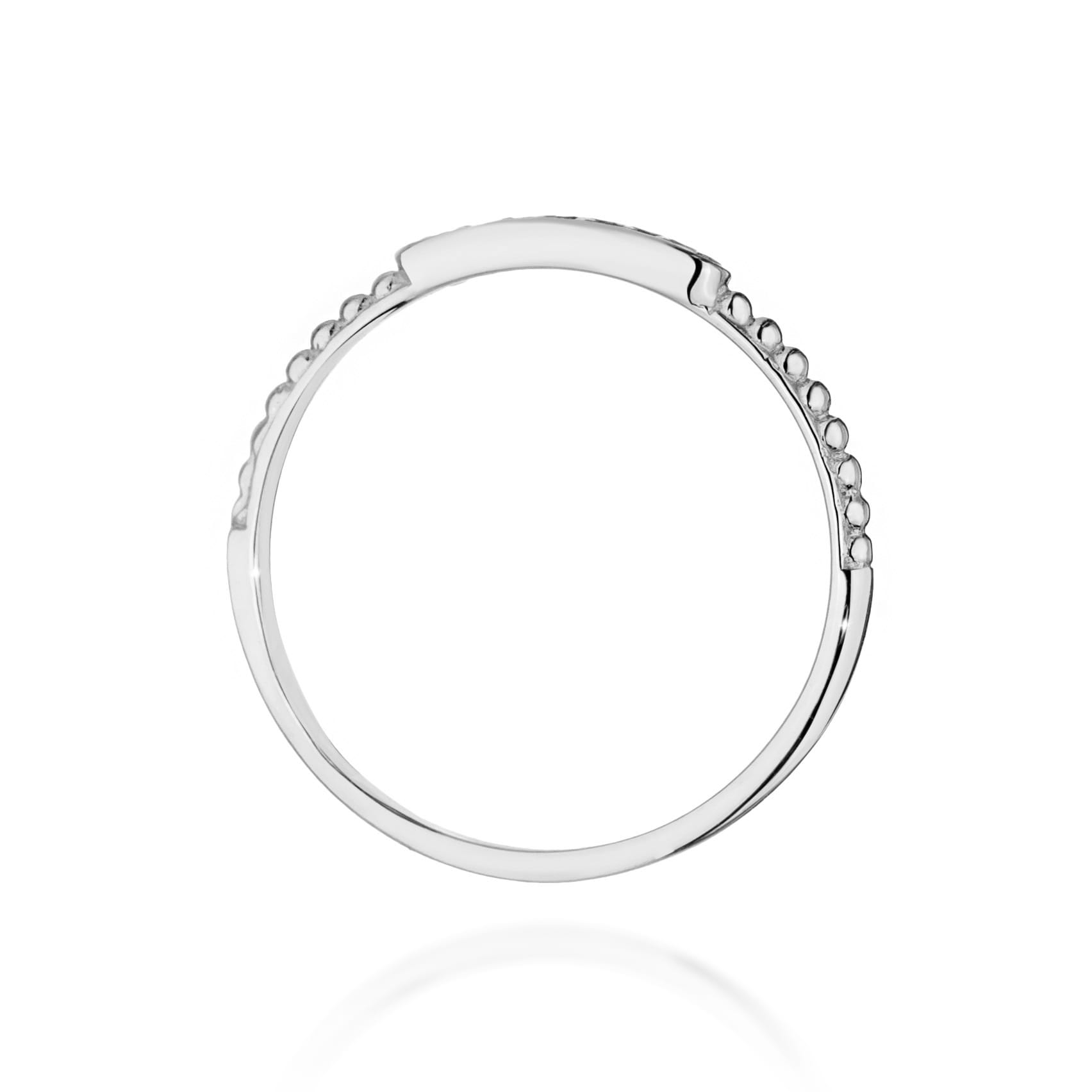 Inel Aur 9K cu Diamante Naturale 0.04 ct