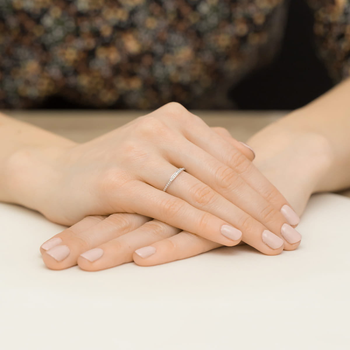 Inel Aur 9K cu Diamante Naturale 0.04 ct