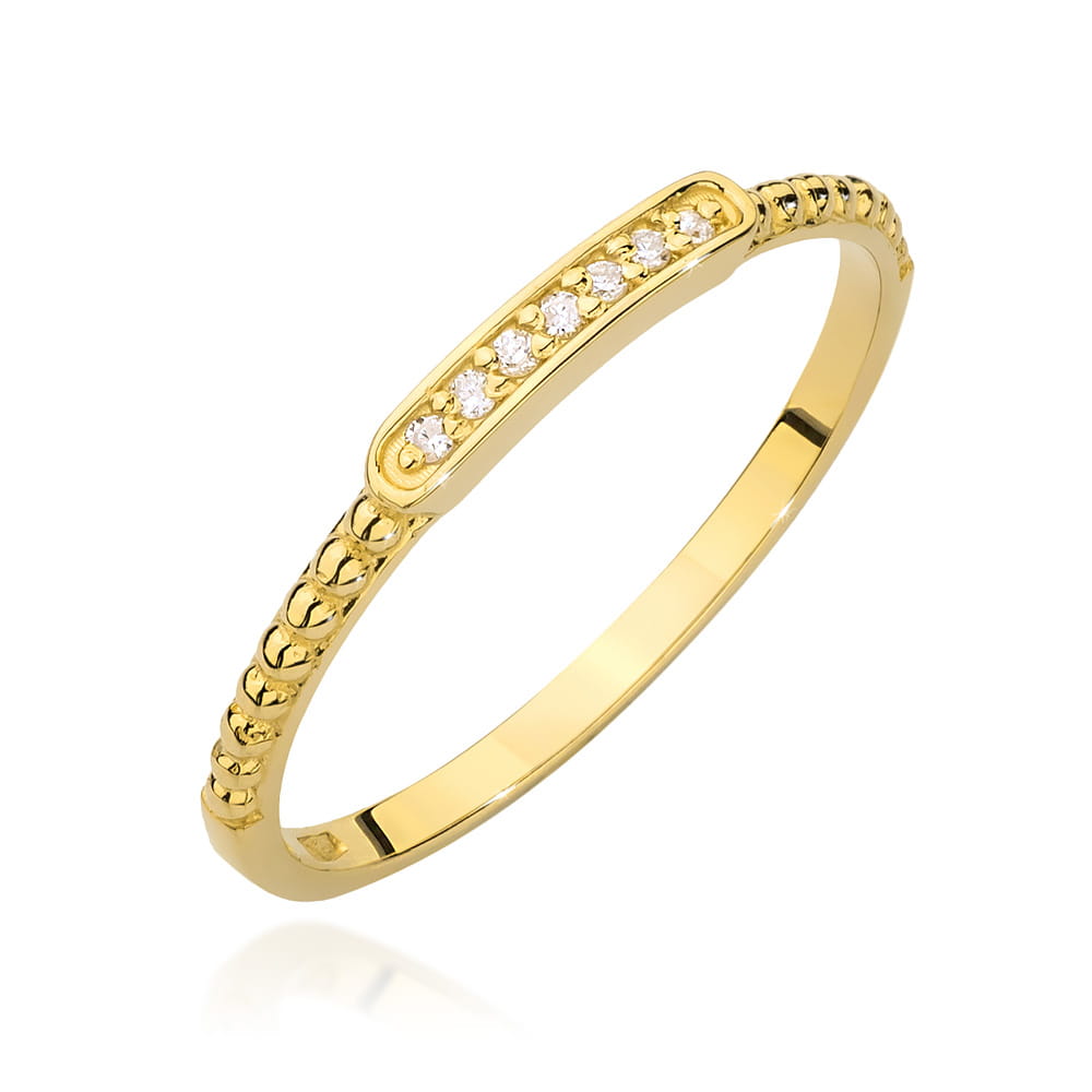 Inel Aur 14K W0606 Diamante 0.04ct