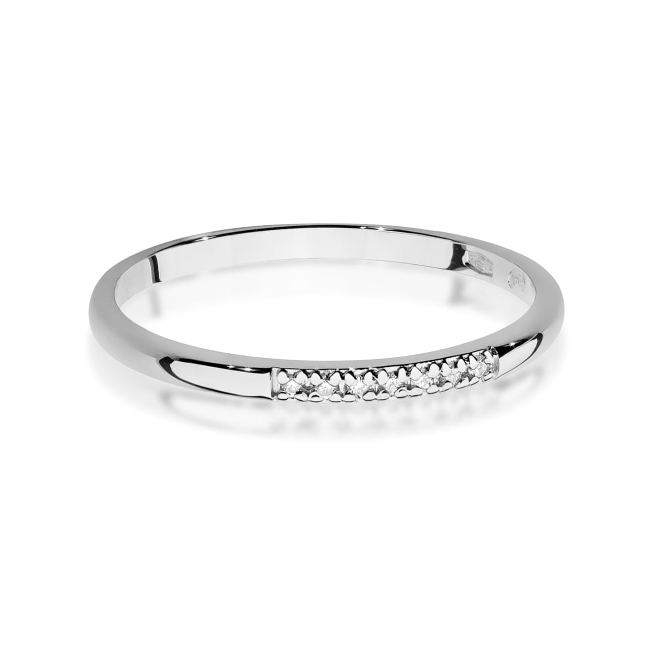 Inel Aur 9K cu Diamante Naturale 0.04 ct