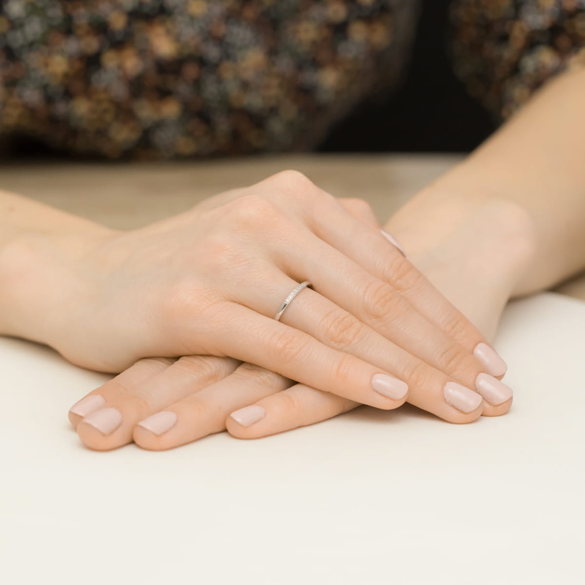 Inel Aur 9K cu Diamante Naturale 0.04 ct