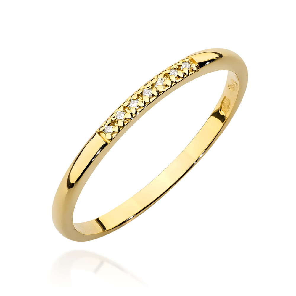 Inel Aur 14K W0607 Diamante 0.04ct