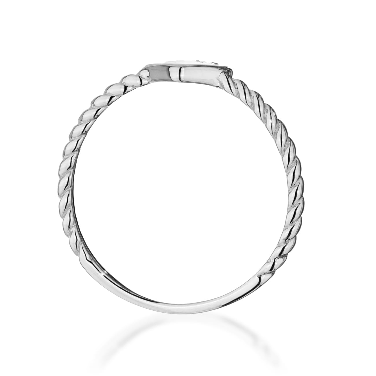 Inel Aur 9K cu Diamant Natural 0.03 ct