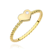 Inel Aur 14K W0610 Diamant 0.03ct