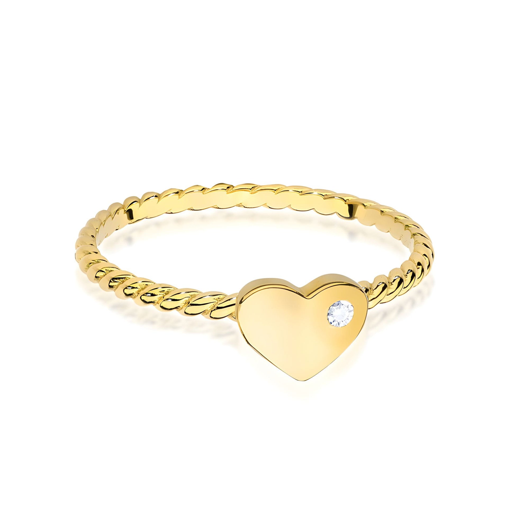 Inel Aur 14K W0610 Diamant 0.03ct