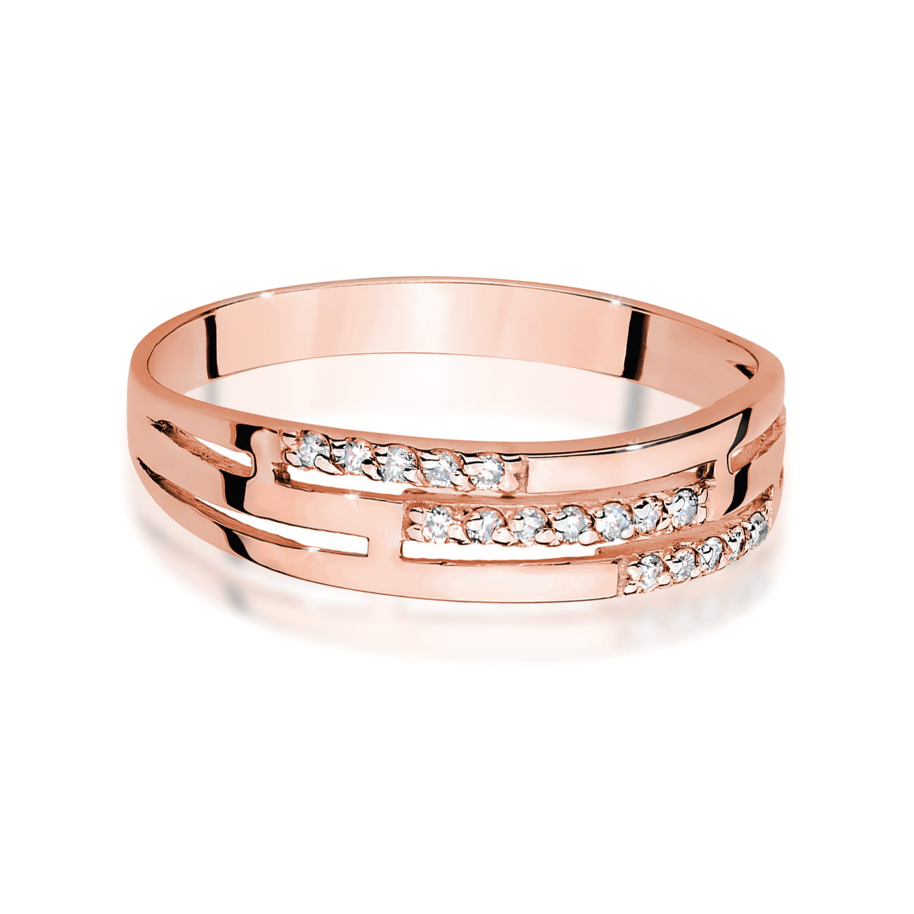 Inel Aur 14K W0612 Diamante 0.15ct
