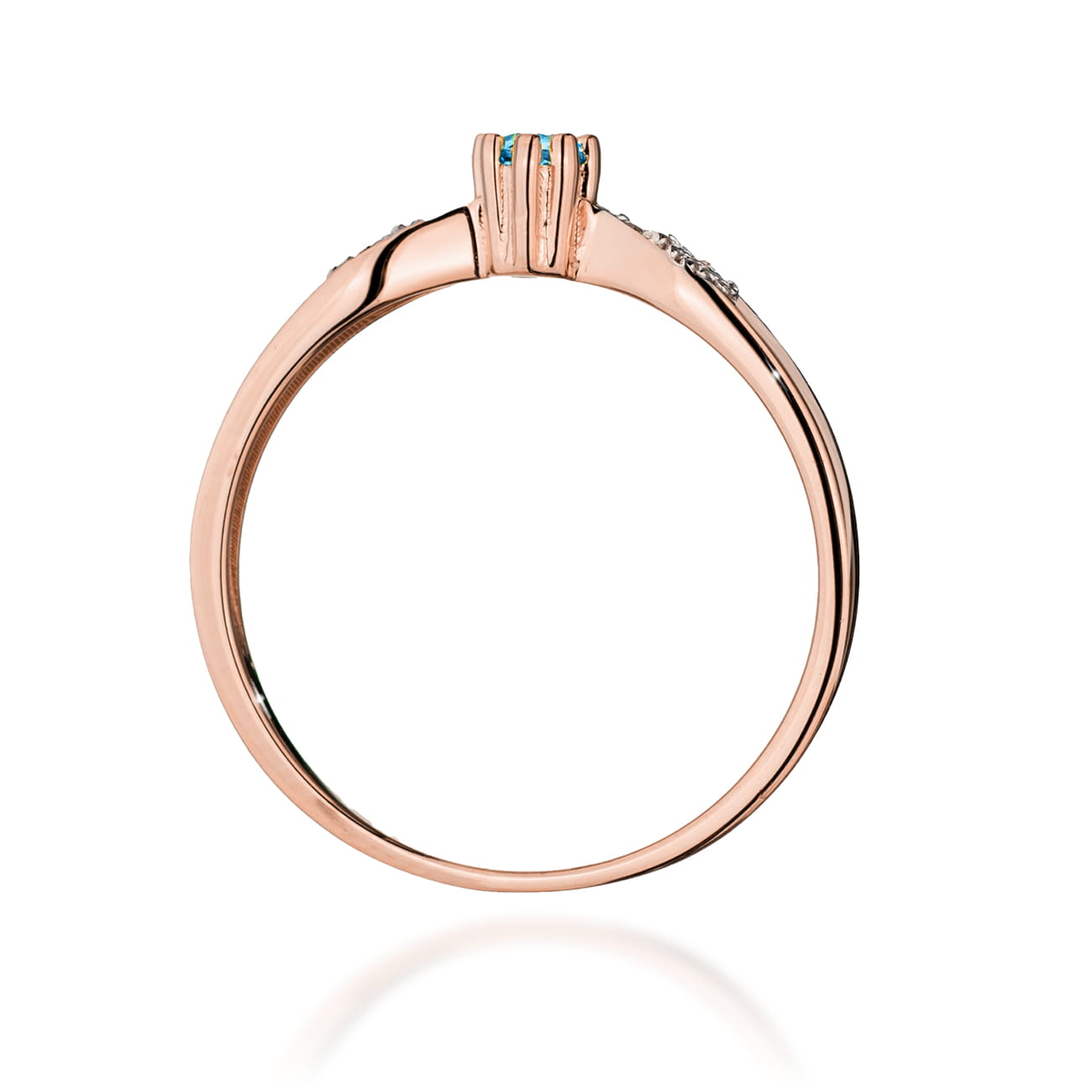 Inel Aur 14K W0613 Topaz 0.15ct