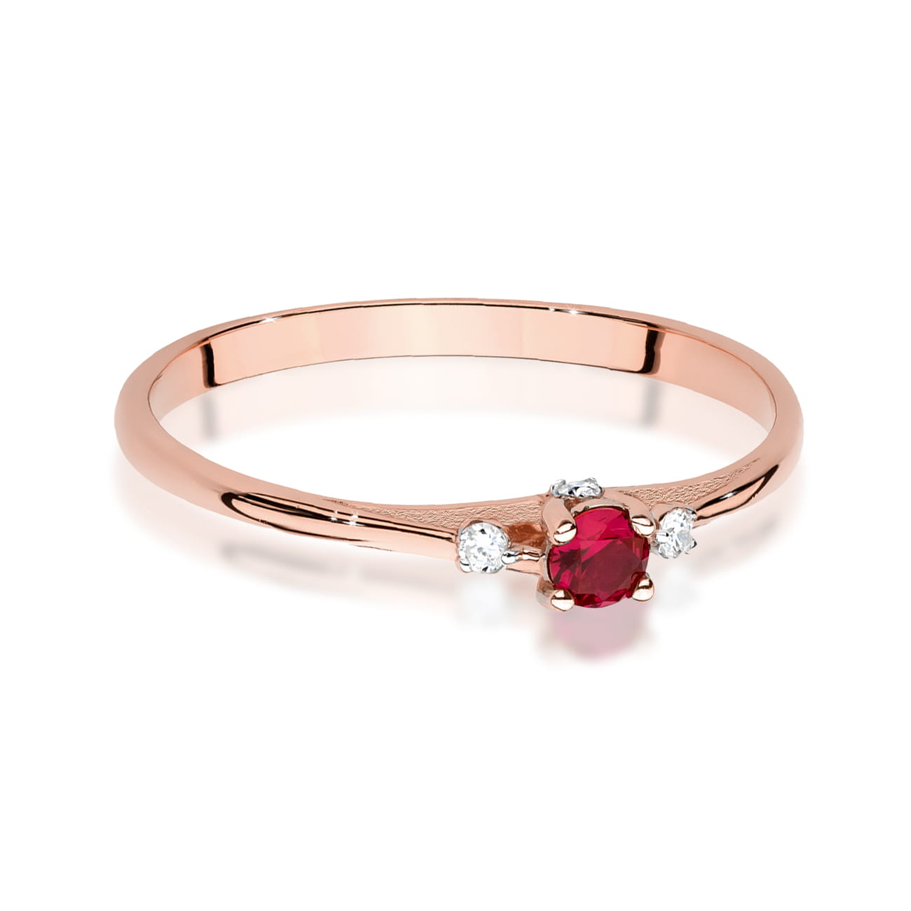 Inel Aur 14K W0614 Rubin 0.15ct