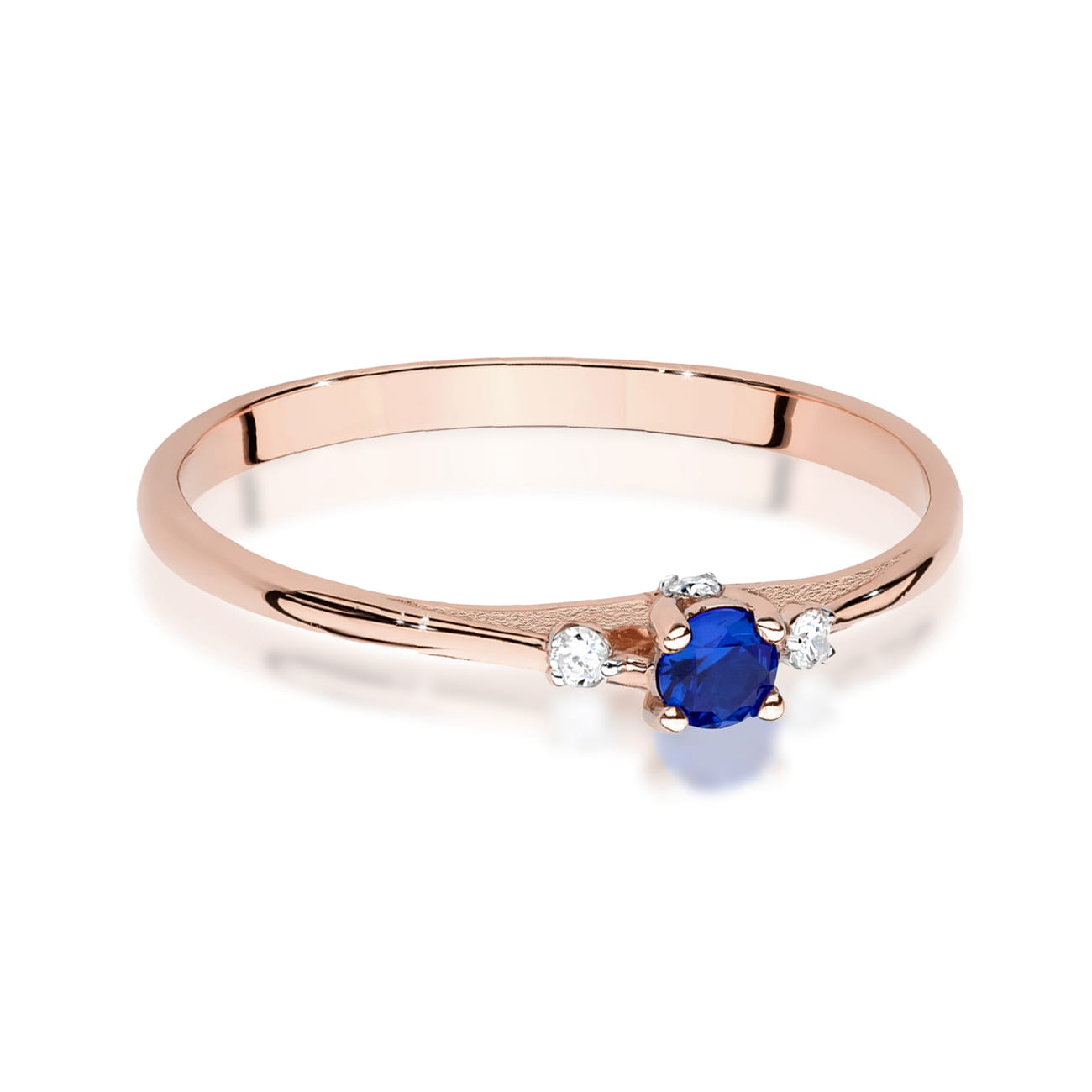 Inel Aur 14K W0614 Safir 0.15ct
