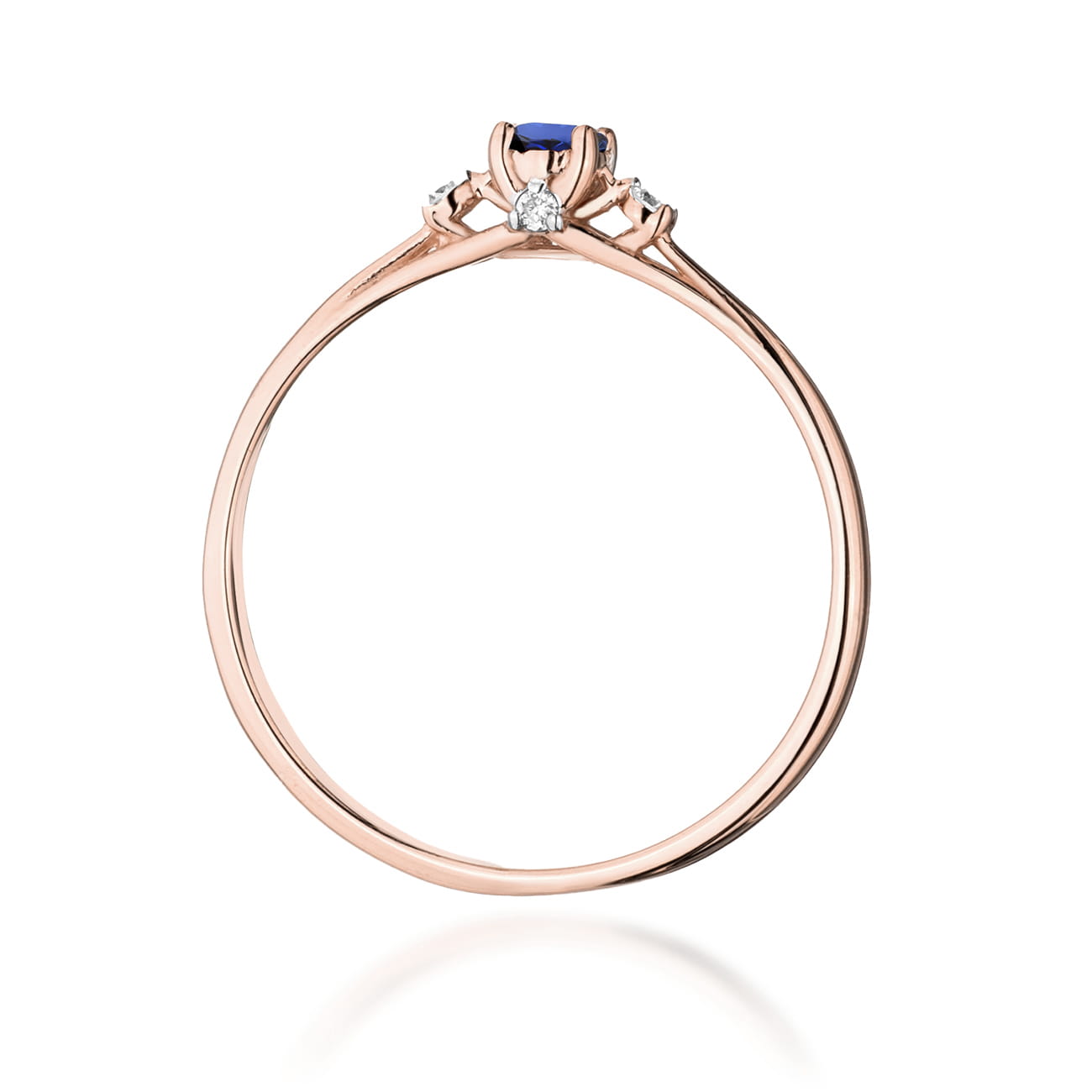 Inel Aur 14K W0614 Safir 0.15ct
