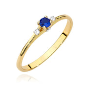 Inel Aur 14K W0614 Safir 0.15ct