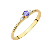 Inel Aur 14K W0614 Tanzanit 0.15ct