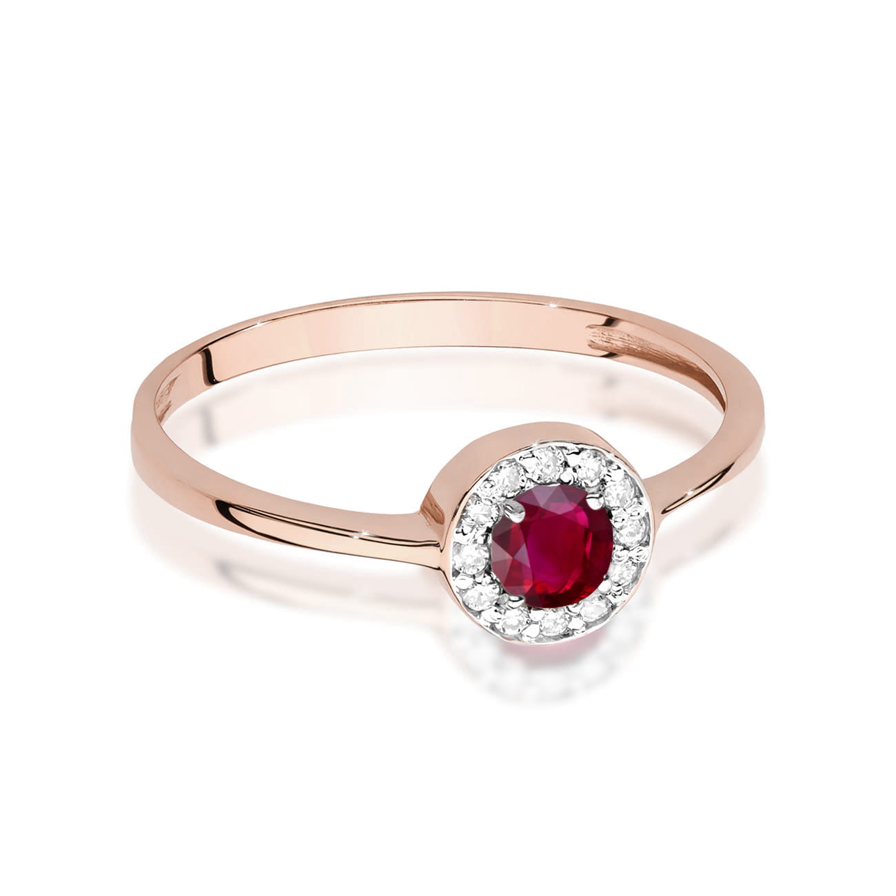 Inel Aur 14K W0616 Rubin 0.30ct