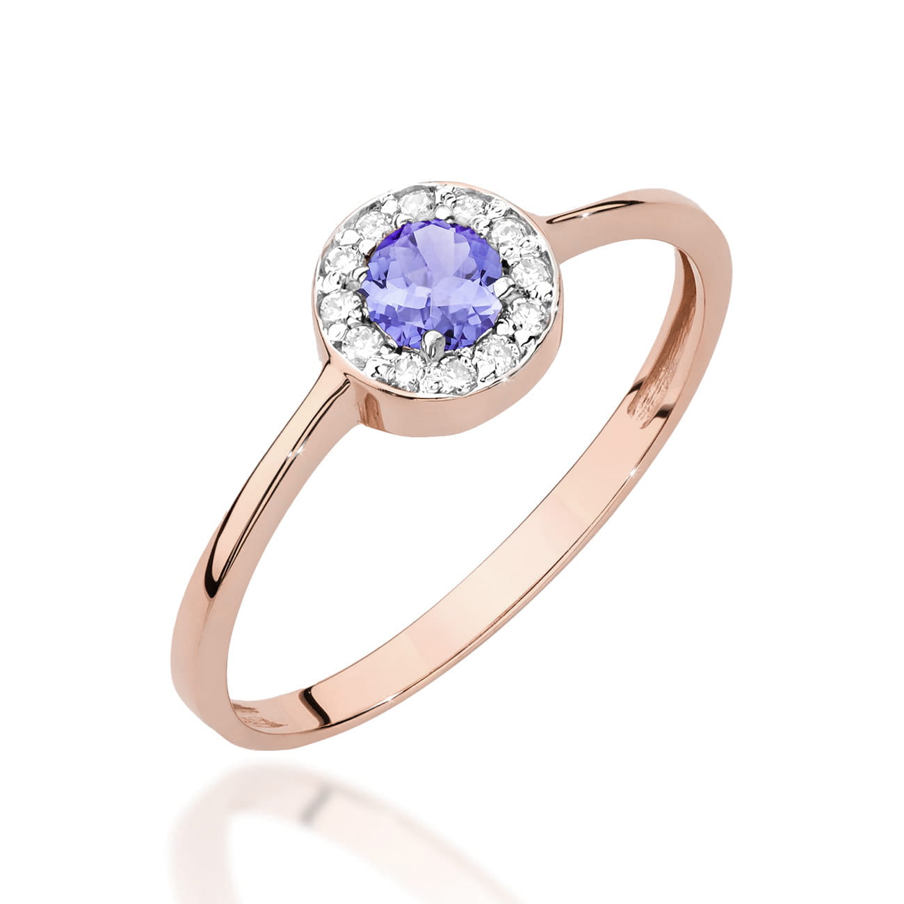Inel Aur 14K W0616 Tanzanit 0.35ct