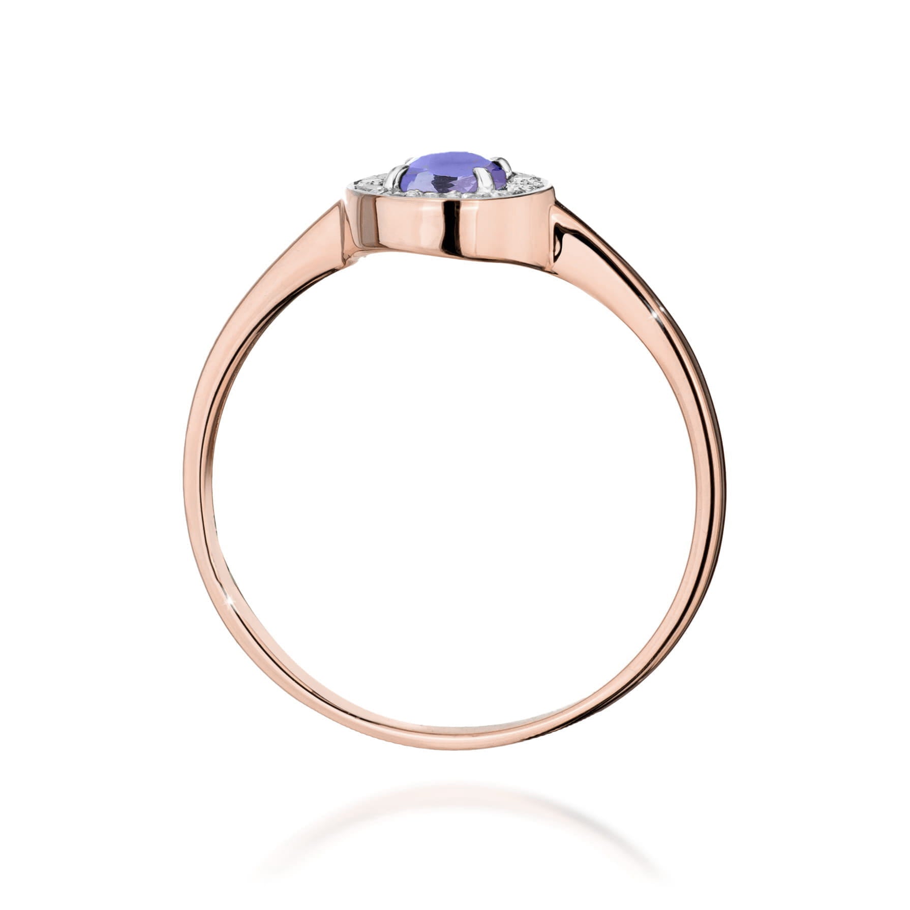 Inel Aur 14K W0616 Tanzanit 0.35ct