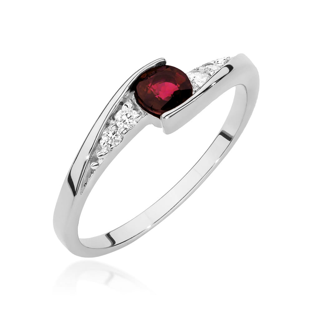 Inel Aur 14K W0618 Rubin 0.30ct