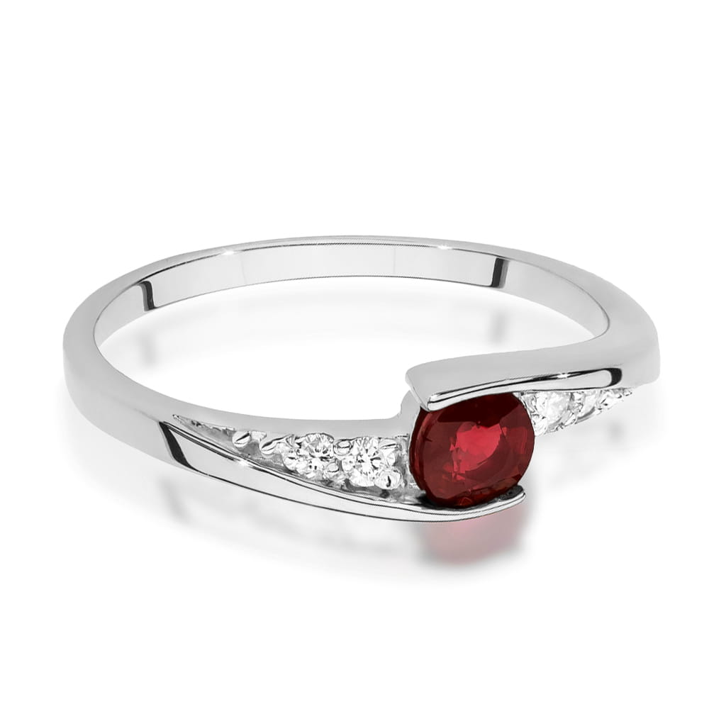 Inel Aur 14K W0618 Rubin 0.30ct