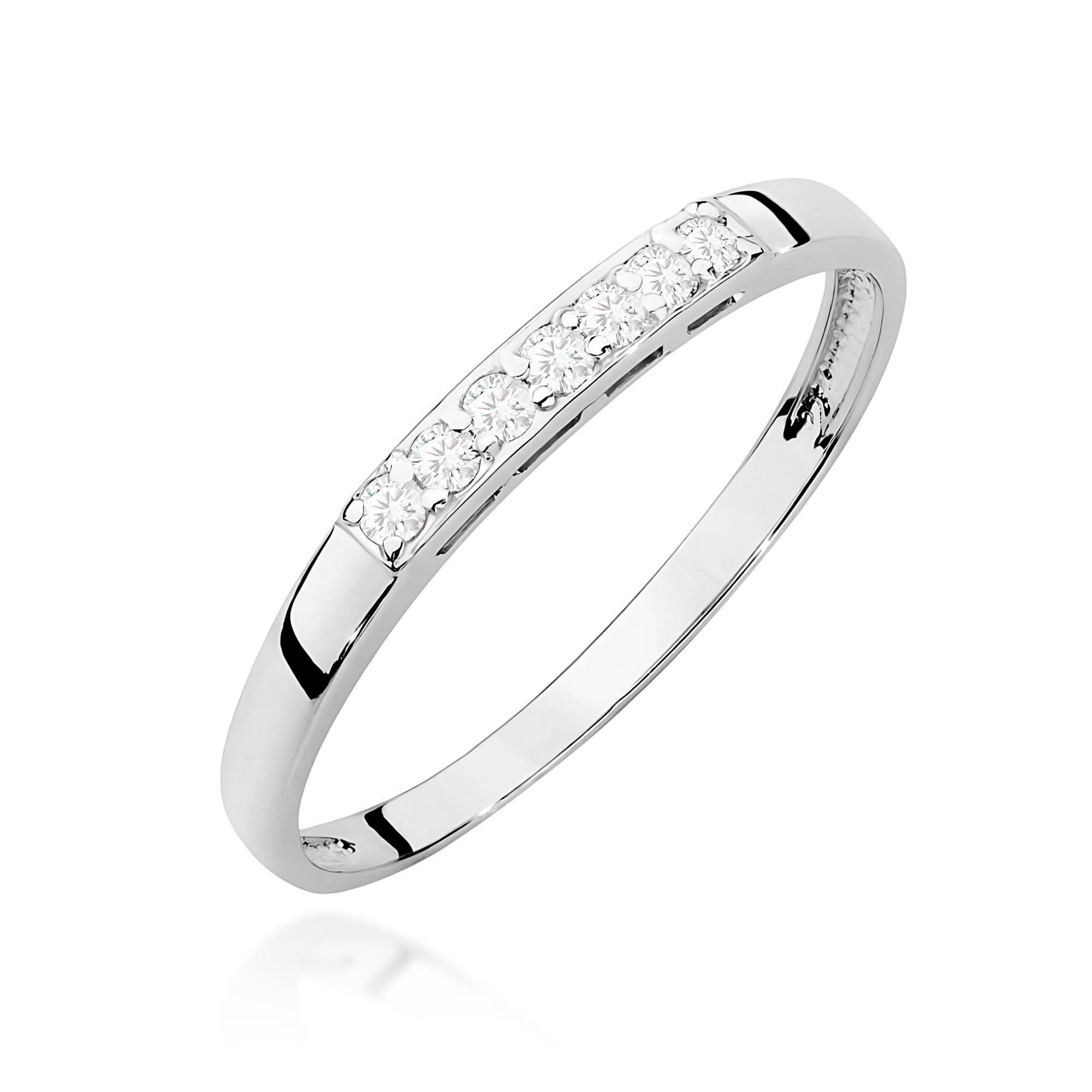 Inel Aur 9K cu Diamante Naturale 0.10 ct