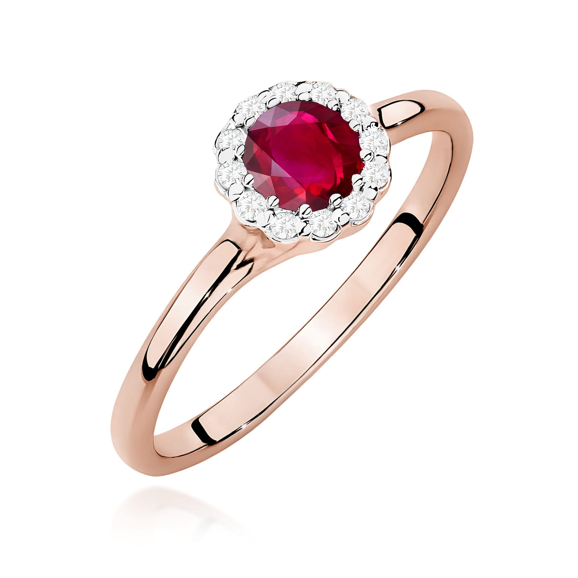 Inel Aur 14K W0622 Rubin 0.60ct