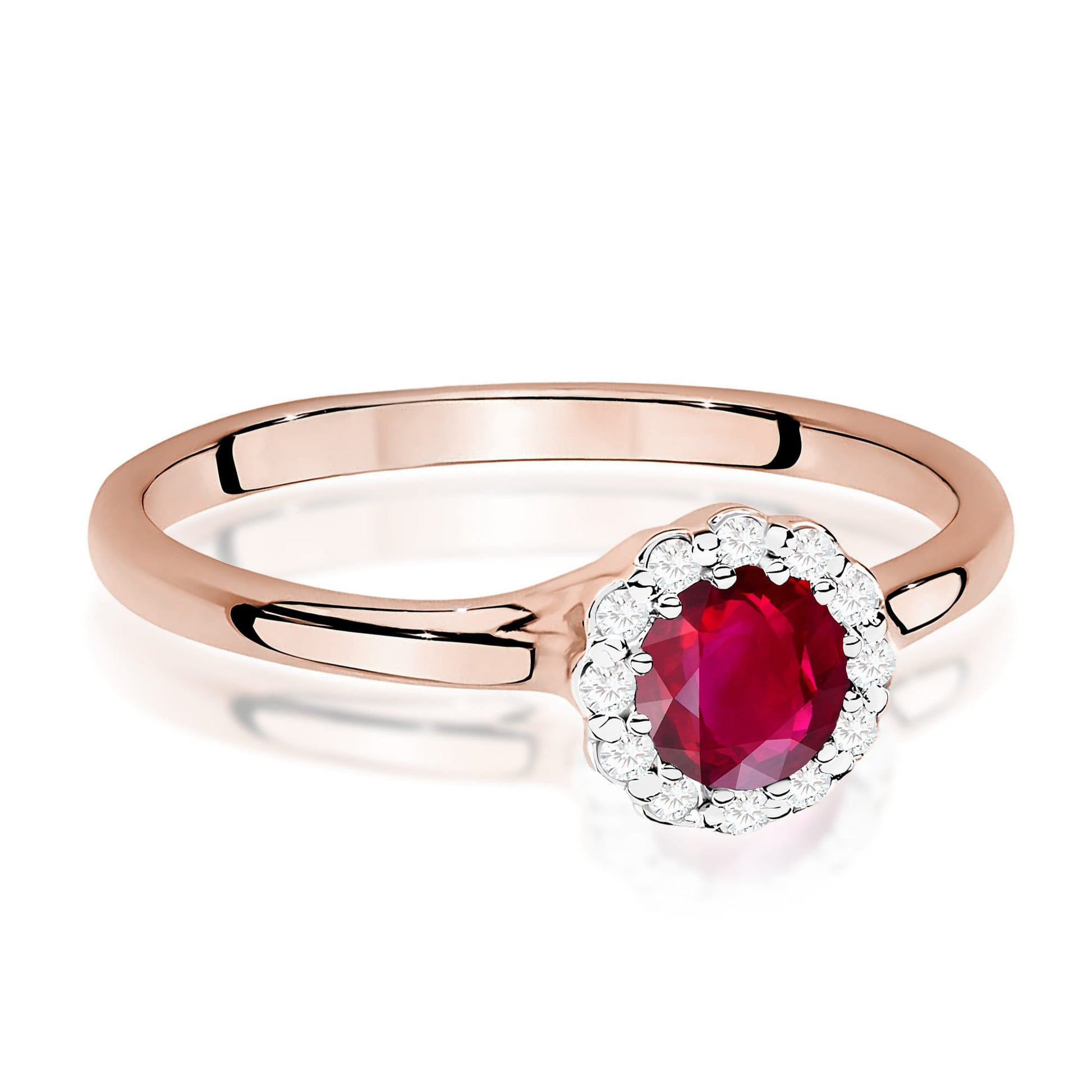 Inel Aur 14K W0622 Rubin 0.60ct