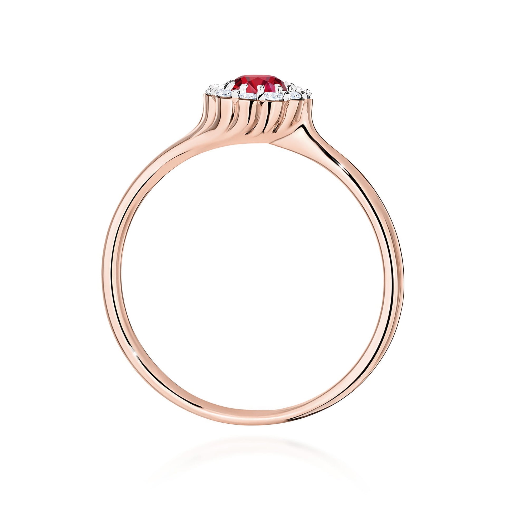 Inel Aur 14K W0622 Rubin 0.60ct