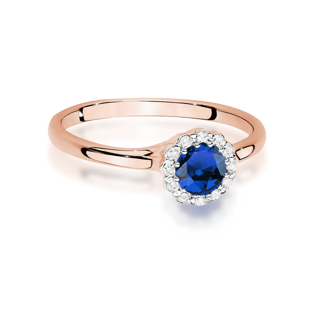 Inel Aur 14K W0622 Safir 0.50ct