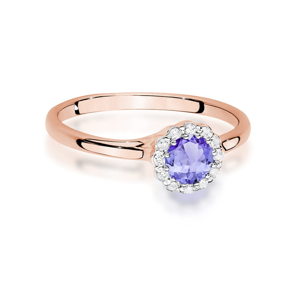 Inel Aur 14K W0622 Tanzanit 0.50ct