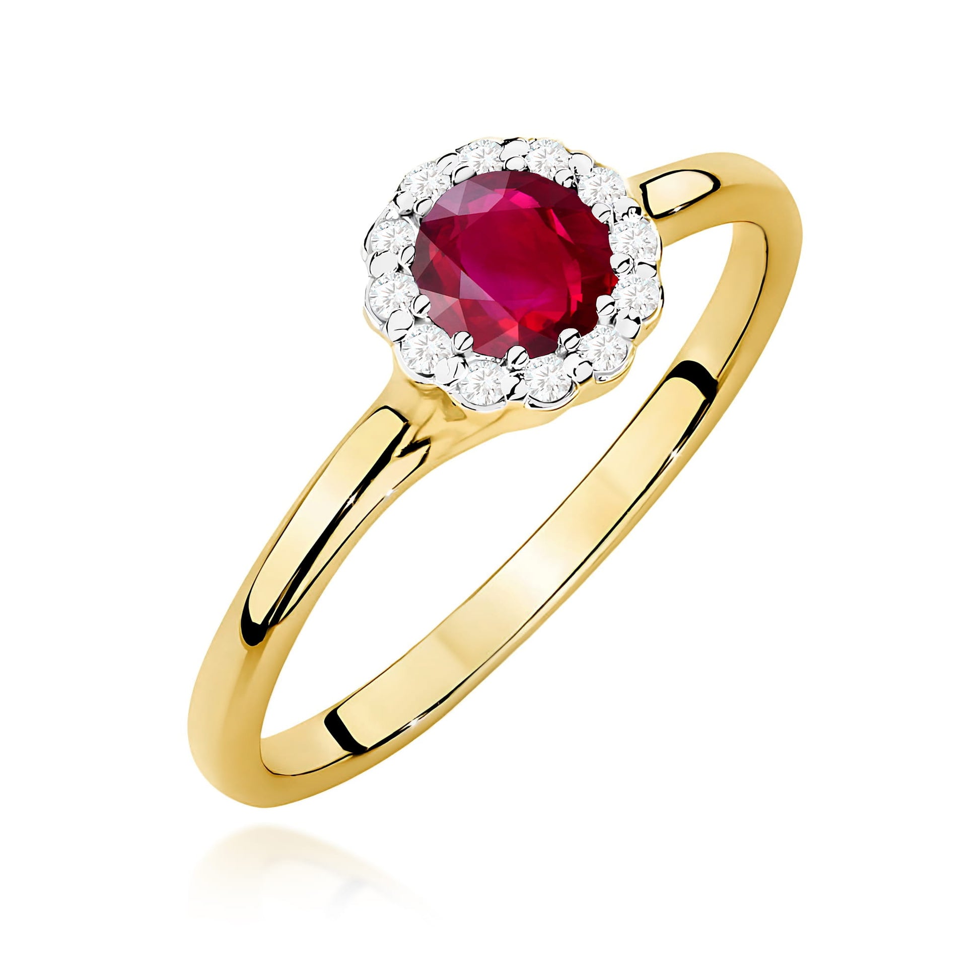 Inel Aur 14K W0622 Rubin 0.60ct