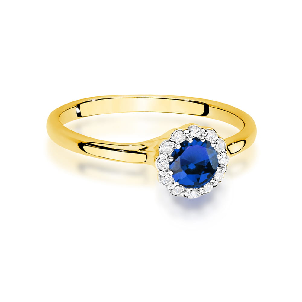 Inel Aur 14K W0622 Safir 0.50ct