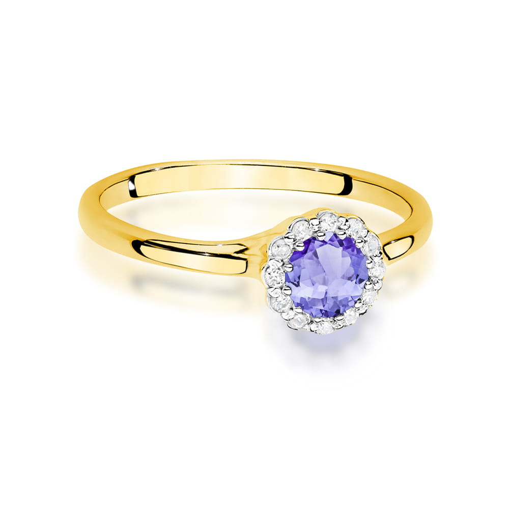 Inel Aur 14K W0622 Tanzanit 0.50ct