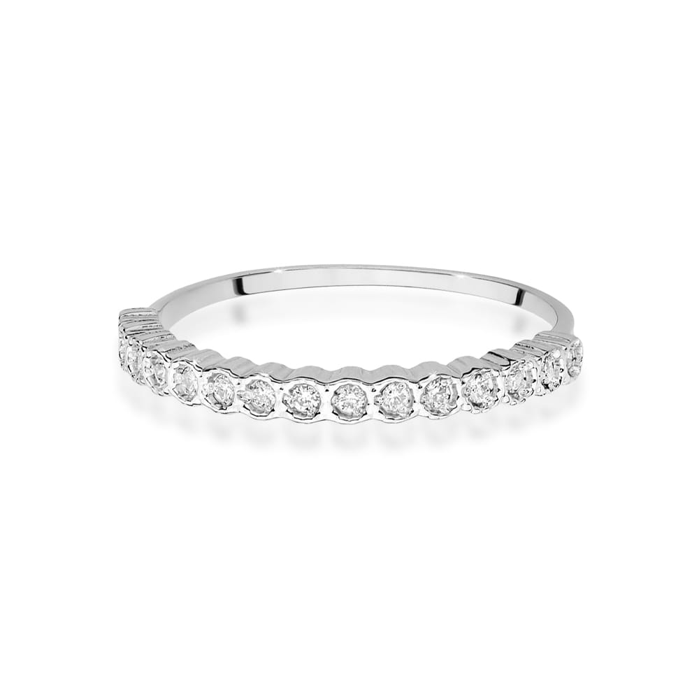 Inel Aur 9K cu Diamante Naturale 0.13 ct