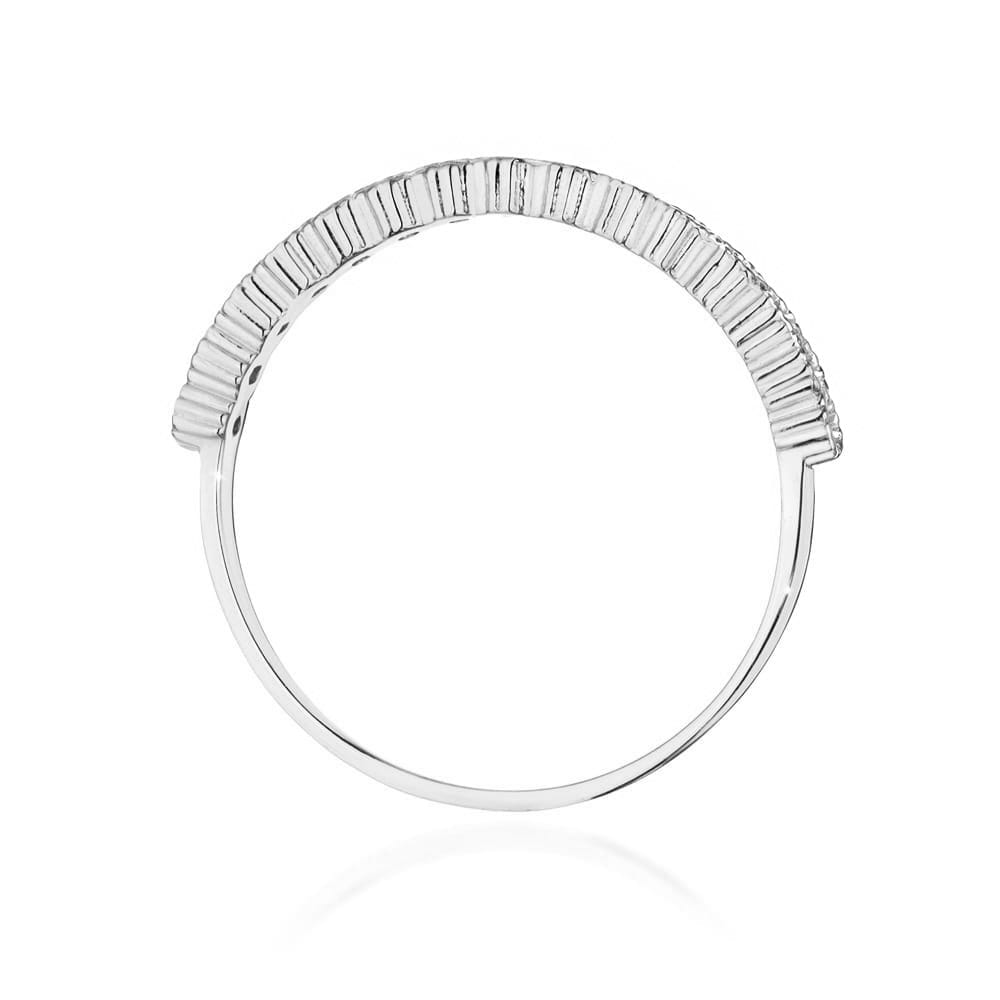 Inel Aur 9K cu Diamante Naturale 0.13 ct