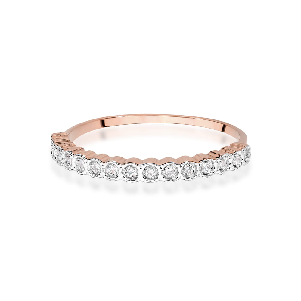 Inel Aur 14K W0634 Diamante 0.13ct