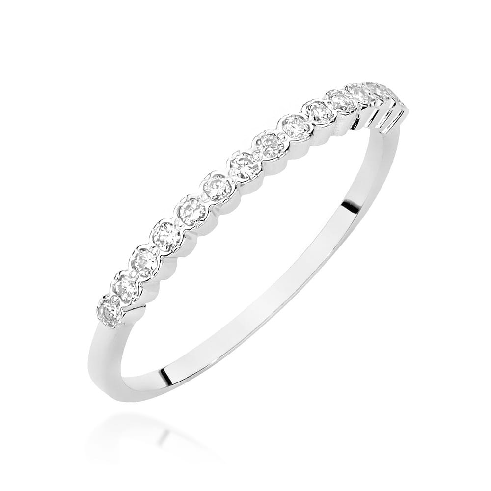 Inel Aur 9K cu Diamante Naturale 0.08 ct